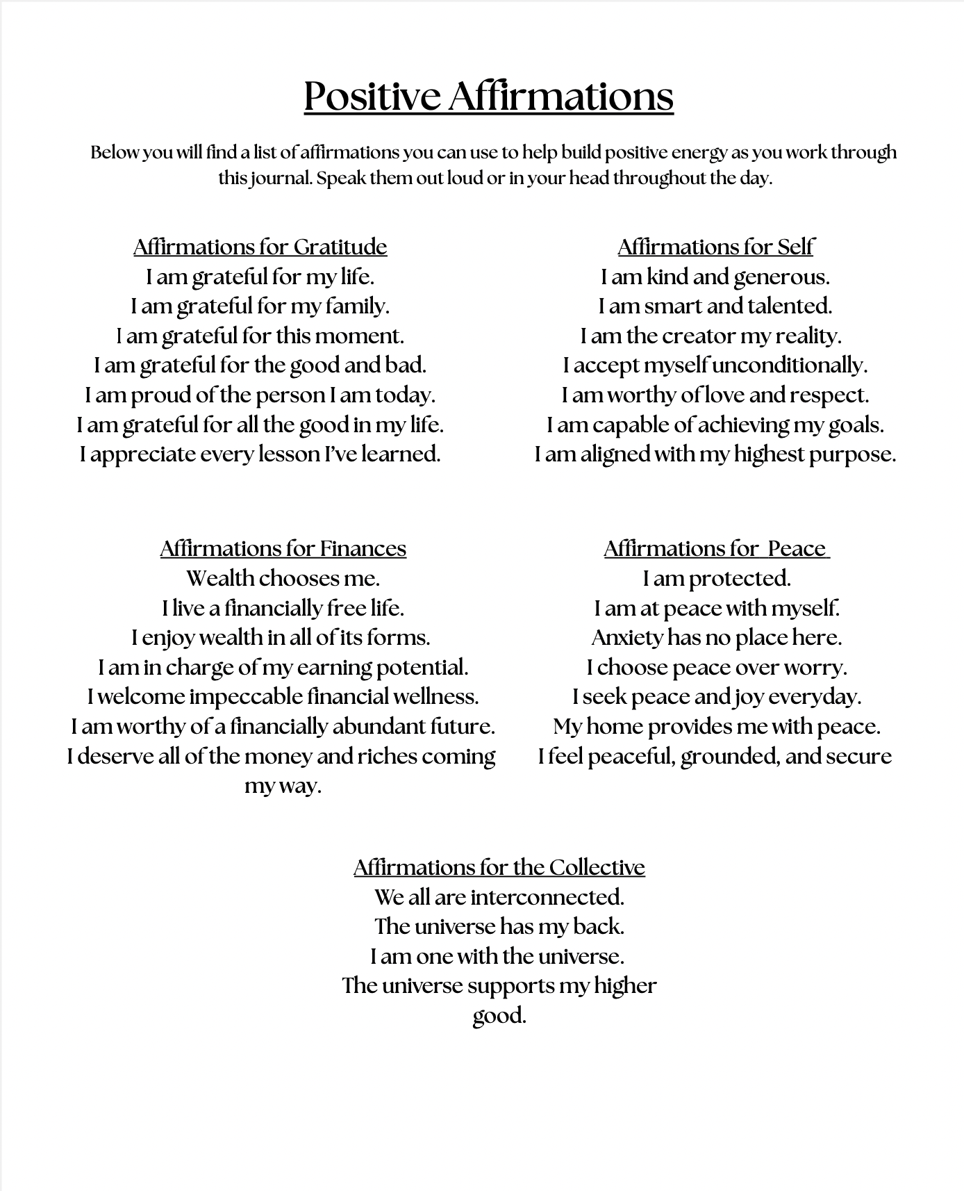 The Year of Gratitude- A 52-week guided gratitude journal designed to promote happiness, abundance, and personal development Digital Download- Green