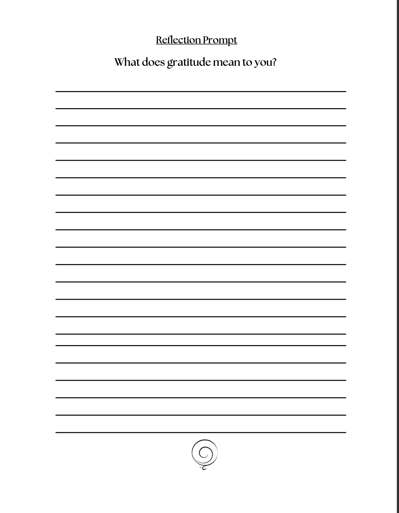 The Year of Gratitude- A 52-week guided gratitude journal designed to promote happiness, abundance, and personal development Digital Download- Green